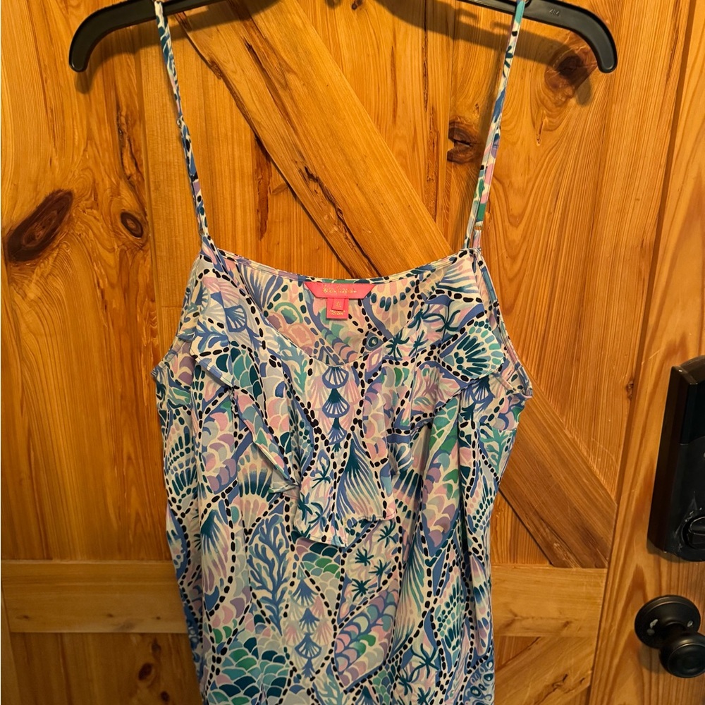 Lilly Pulitzer spaghetti strap top.